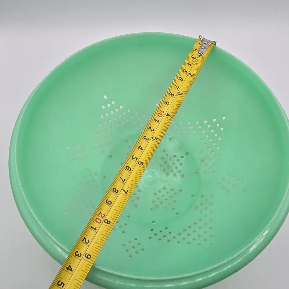 Vintage Tupperware Jadeite Green‎ Colander Strainer #339